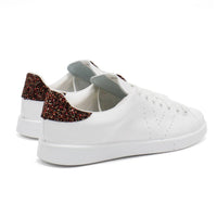 Victoria - Women's Glitter Leather Sneakers
