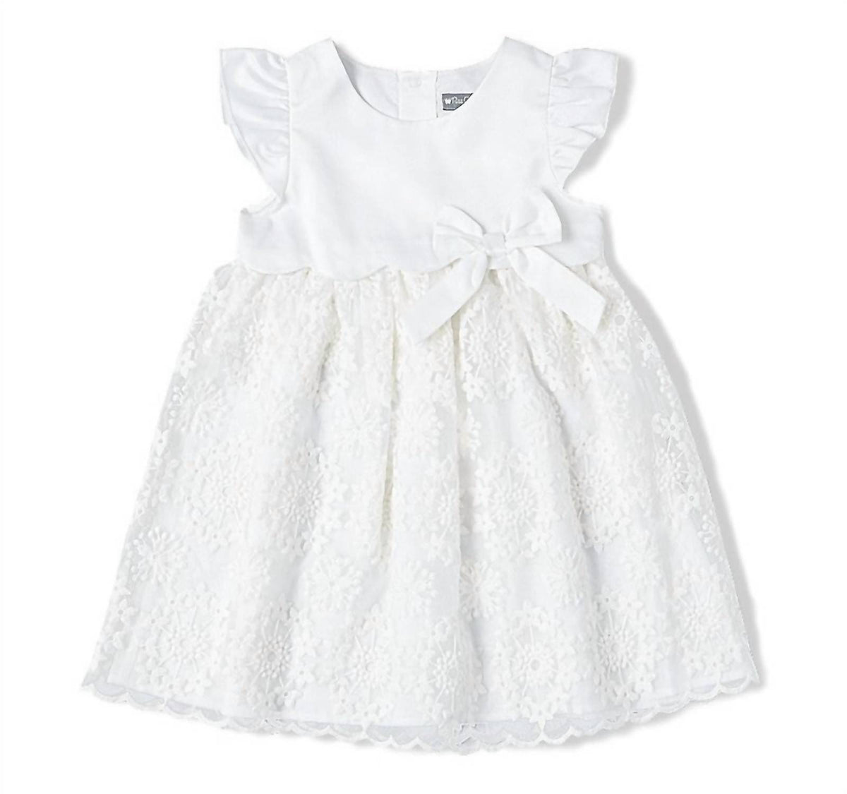 Petit Confection - Girls' Angel Sleeve Lace Dress