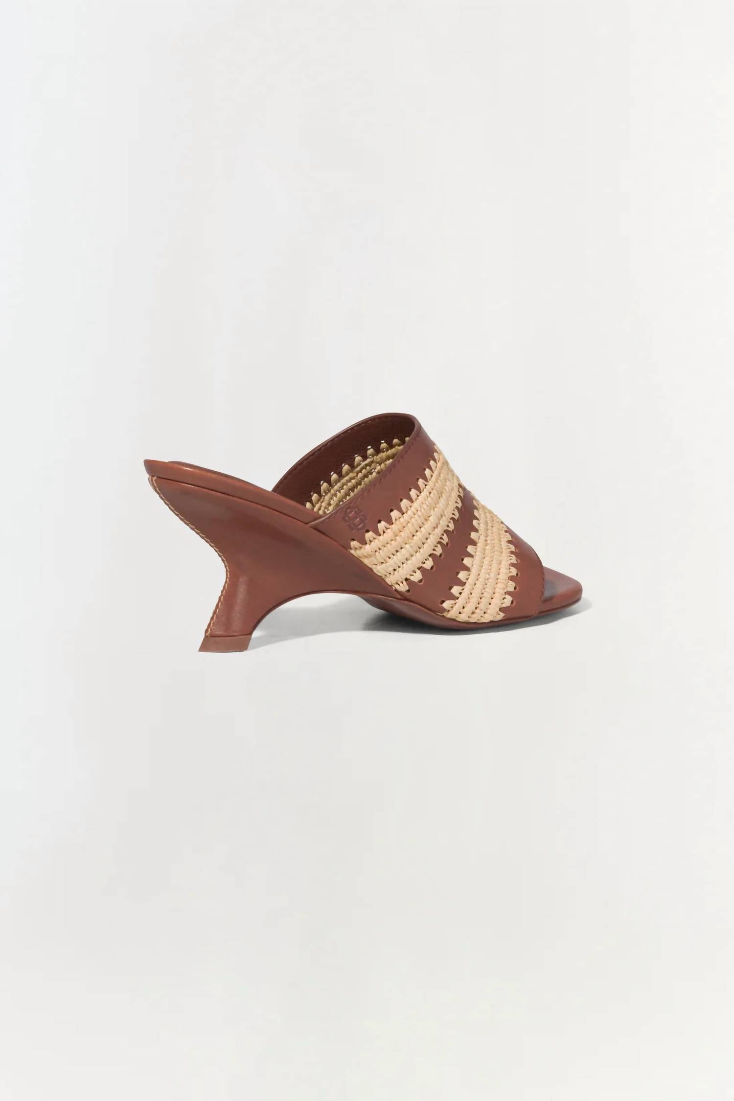 Simkhai - Women's Shadow Mule Raffia Sandal
