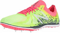 New Balance Women's Ld5000 V4 Spike Shoes in yellow pink - women's shoe - alternate view