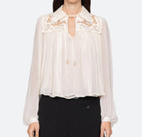 Sea - Daphne Lace Long Sleeve Top