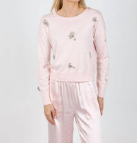 J. Society - Ariana Brooch Crew Sweater