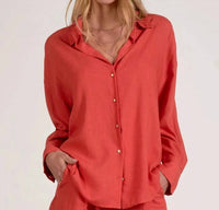 Elan - Allison Button Up Top