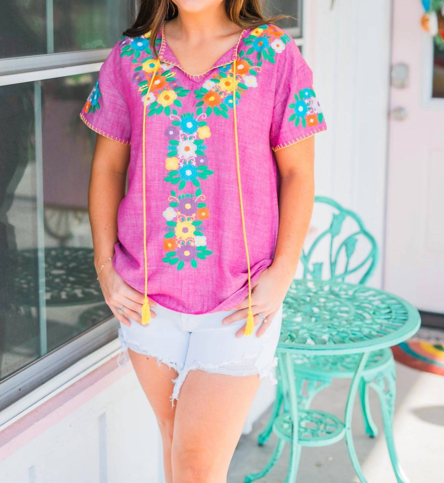 Layerz Clothing - Cove Embroidered Top