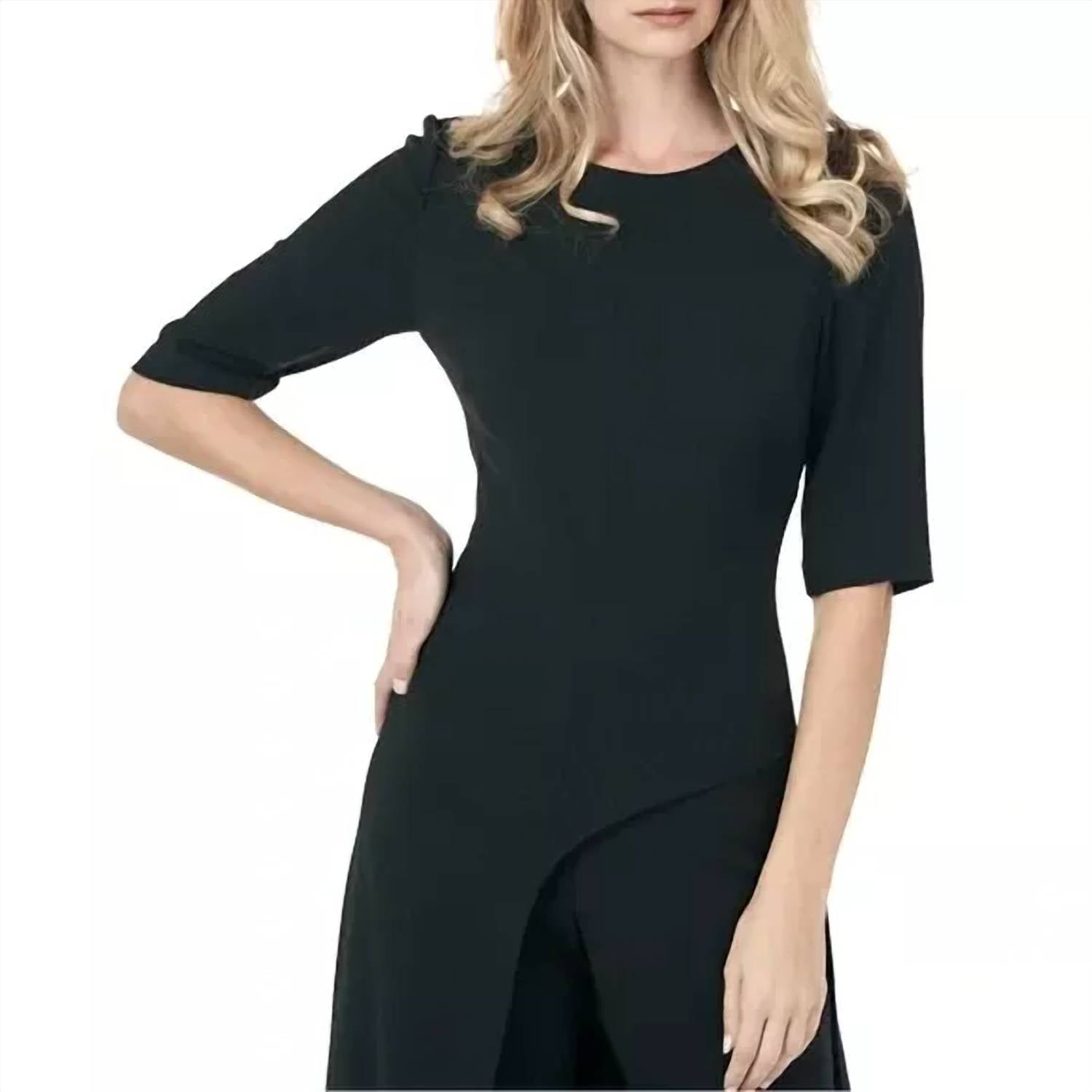 Kay Unger - Davina Romper Walk Thru Jumpsuit Dress