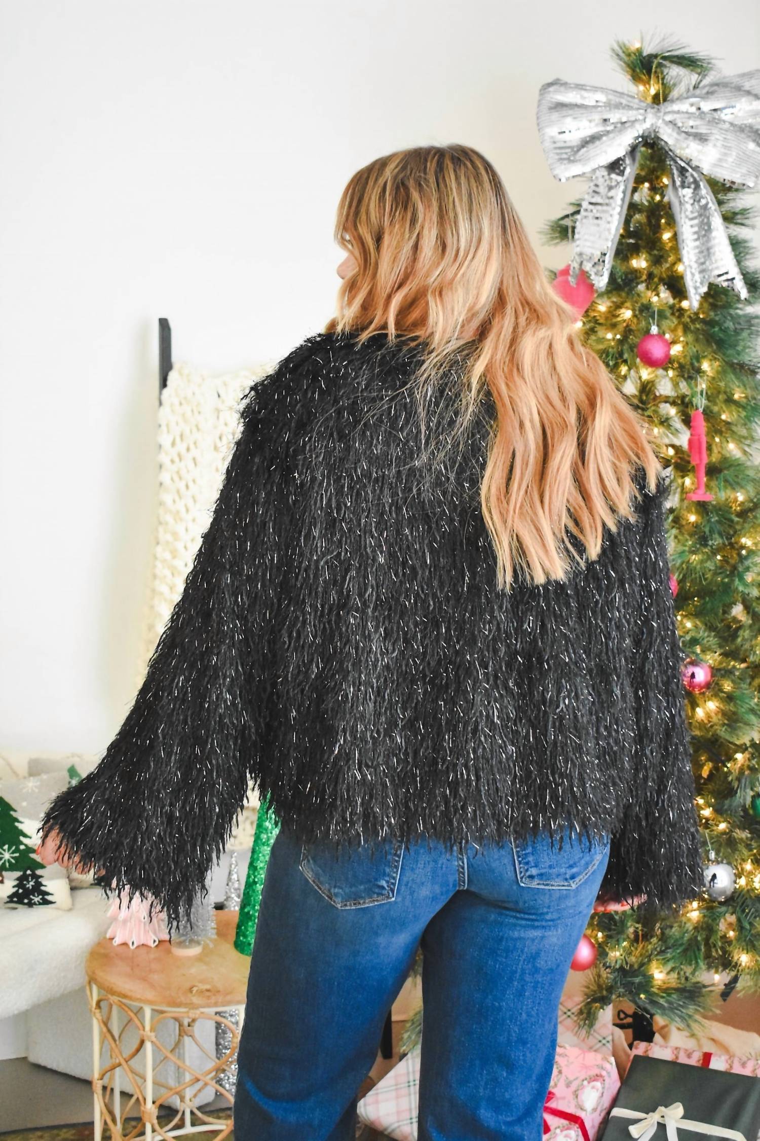 Sugarlips - Women's Himari Metallic Fringe Jacket