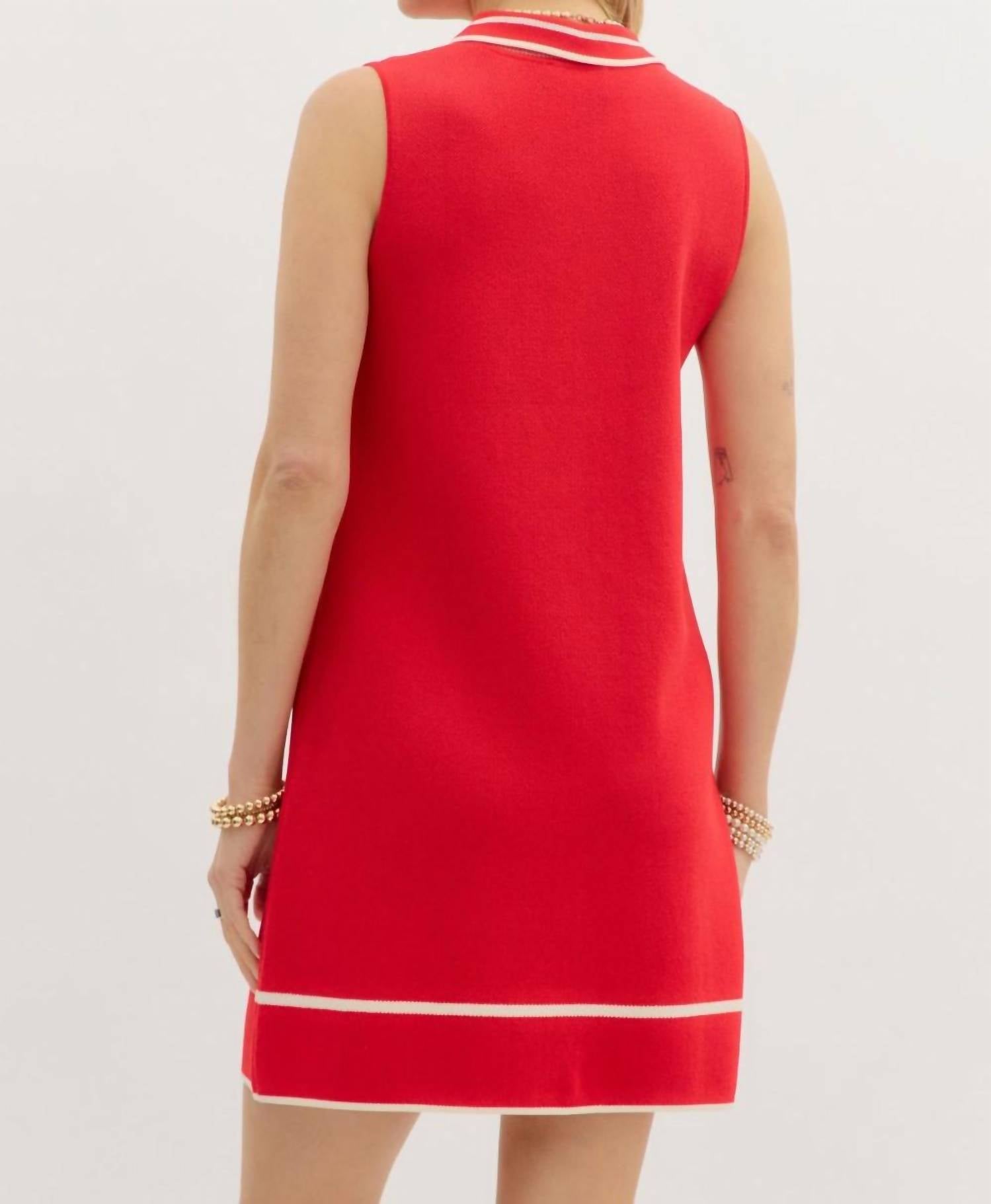 Entro - Varsity Chic Knit Dress