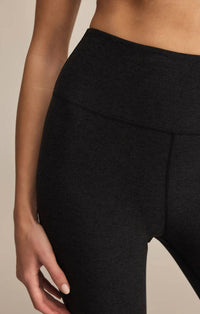 Z Supply Solstice 7/8 Legging in black sands heather - women's pants - view 4