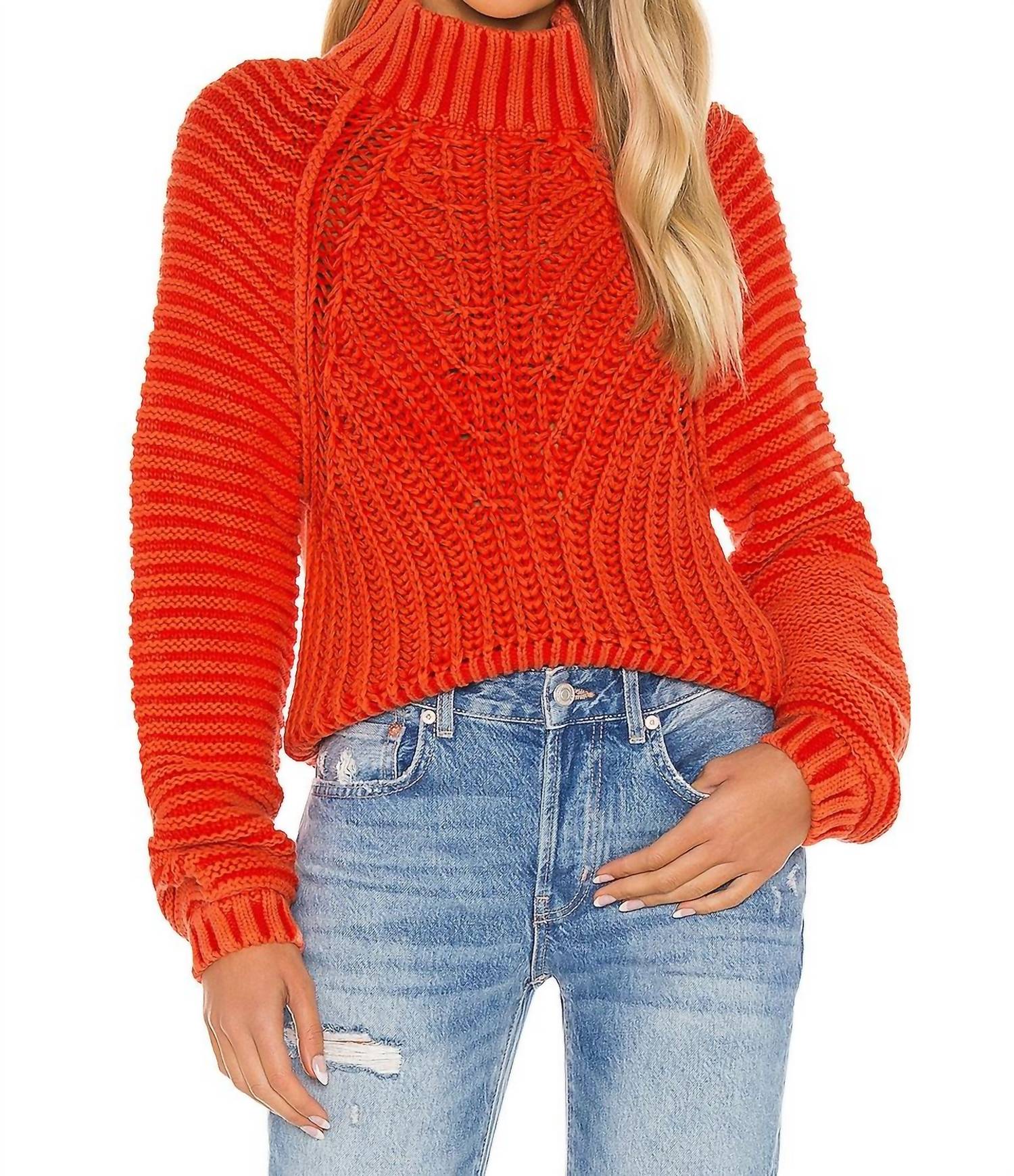 Free People Sweetheart Sweater in love glare - women's sweater