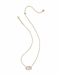Kendra Scott - Women's Elisa Scallop Frame Short Pendant Necklace