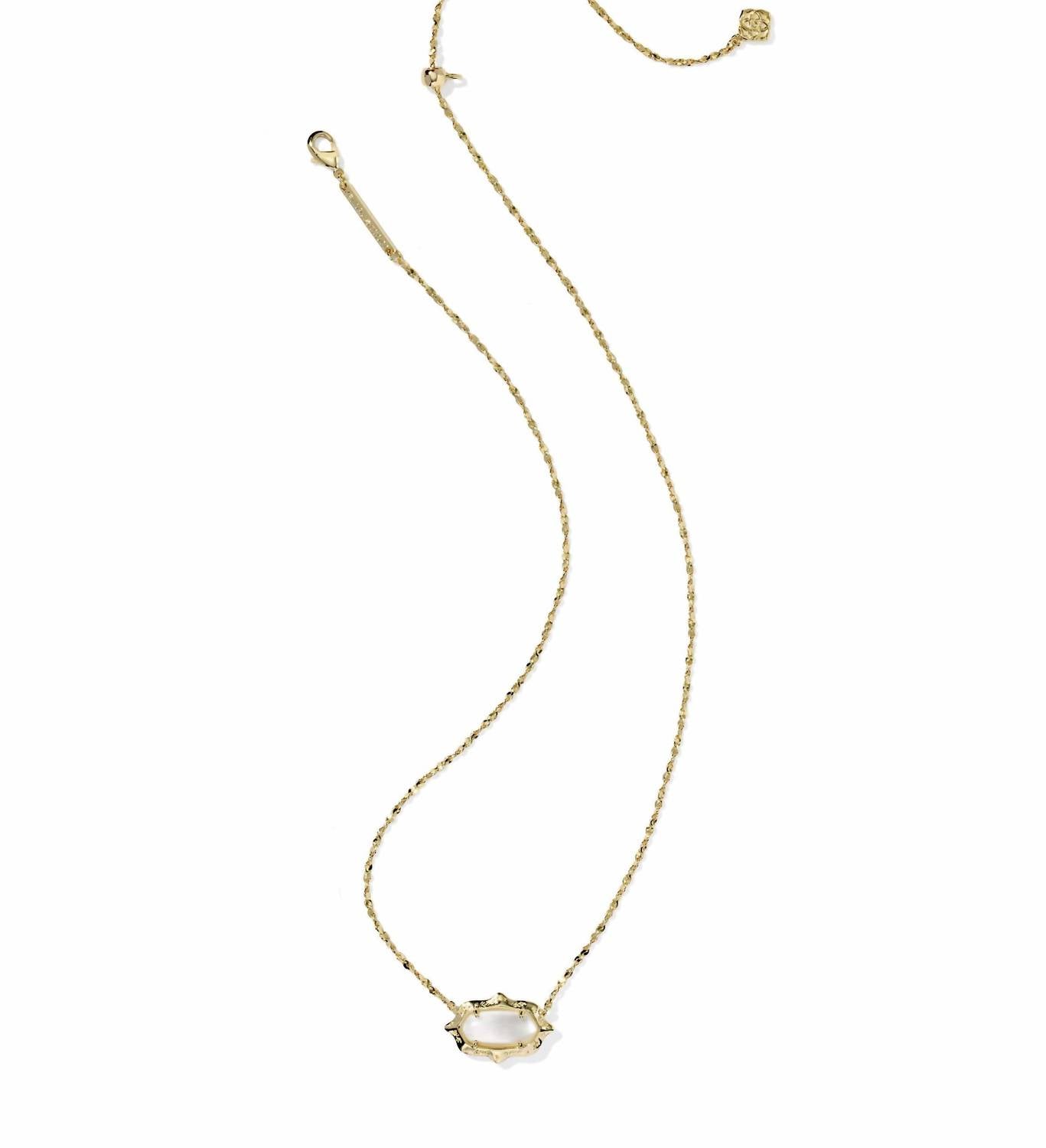 Kendra Scott - Women's Elisa Scallop Frame Short Pendant Necklace