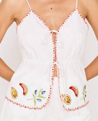 Minkpink - Santorini Embroidered Camisole