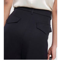 Nili Lotan - Johan Wool-blend Twill Wide-leg Pants