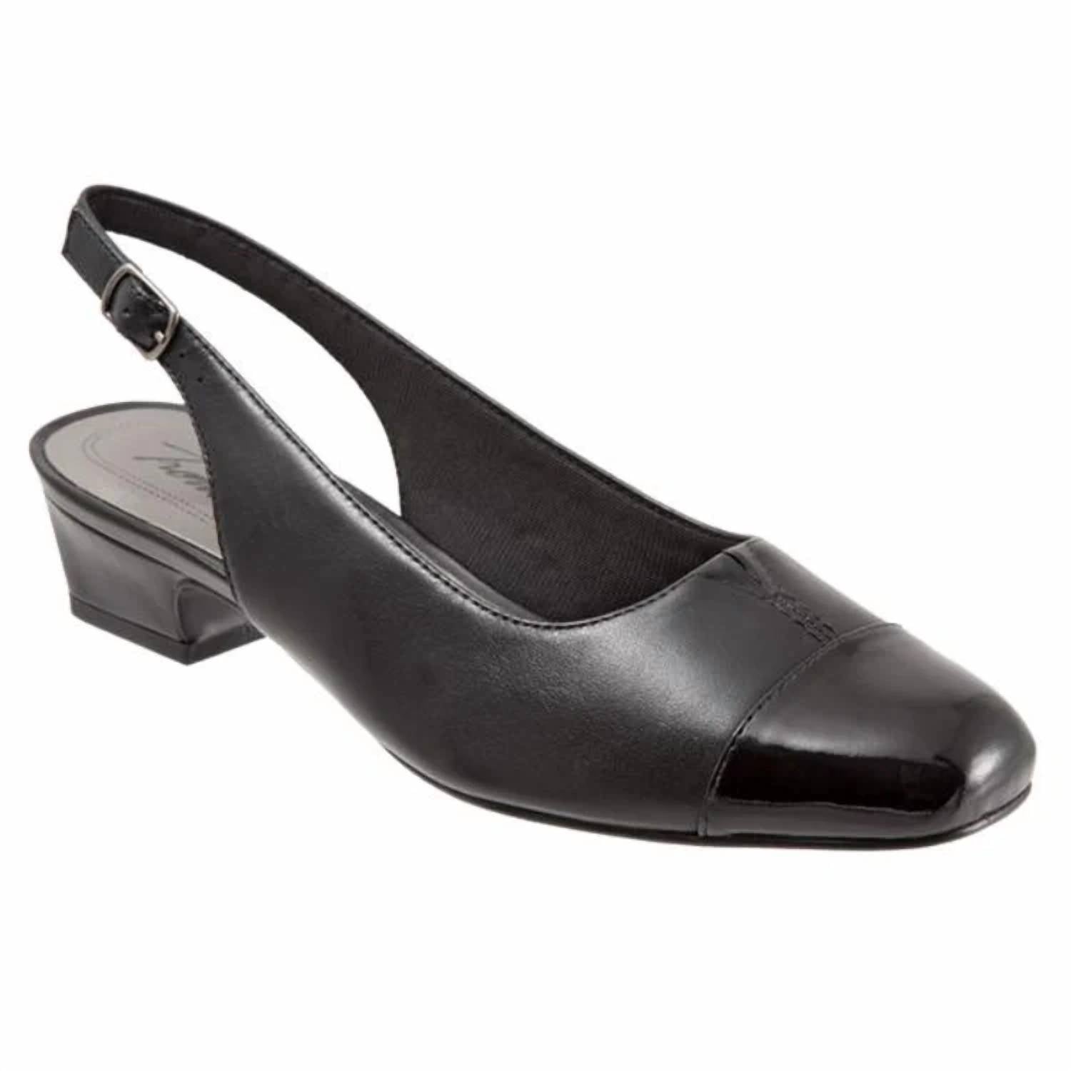 Trotters Women's Dea Slingback Sandal in black - women's sandal