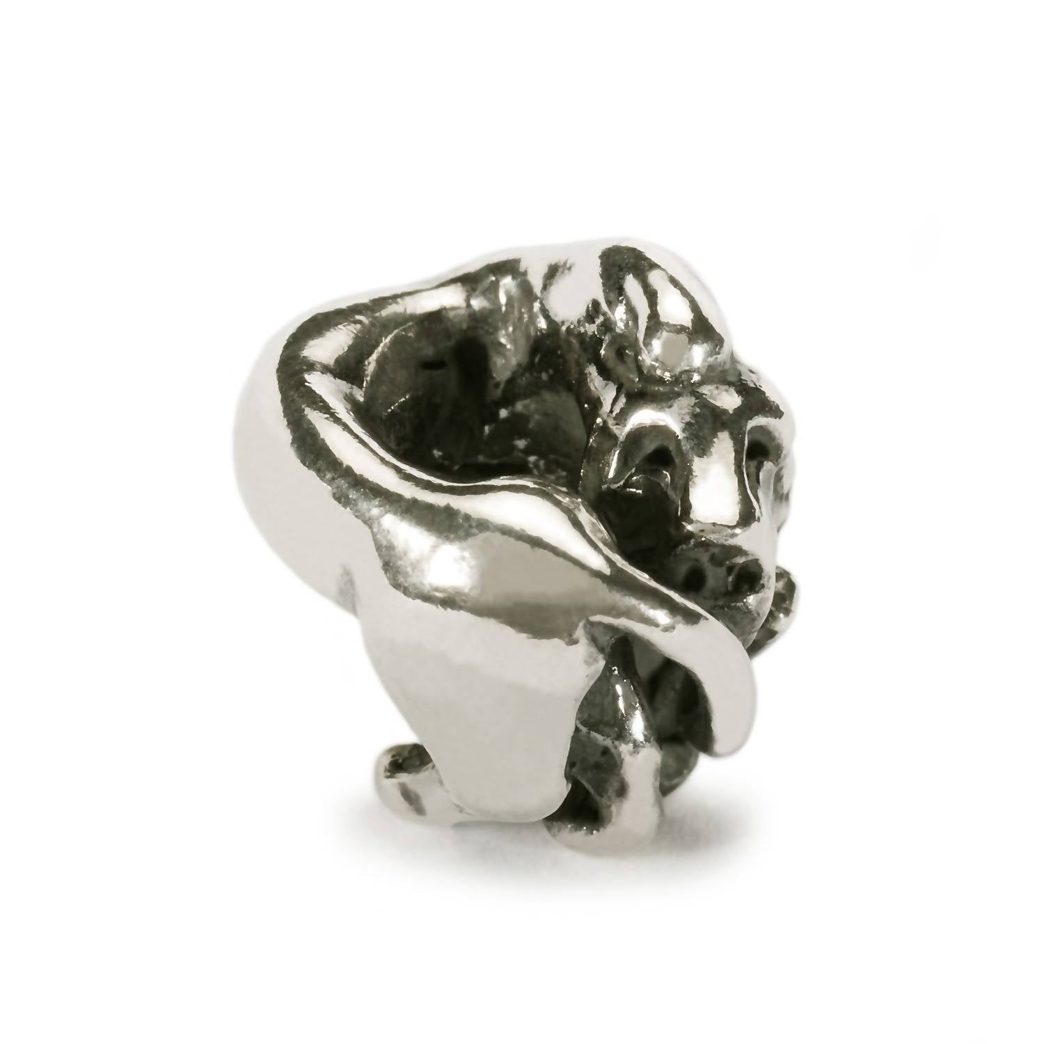 Trollbeads Leo Sterling Bead in silver - women's jewelry - detail view
