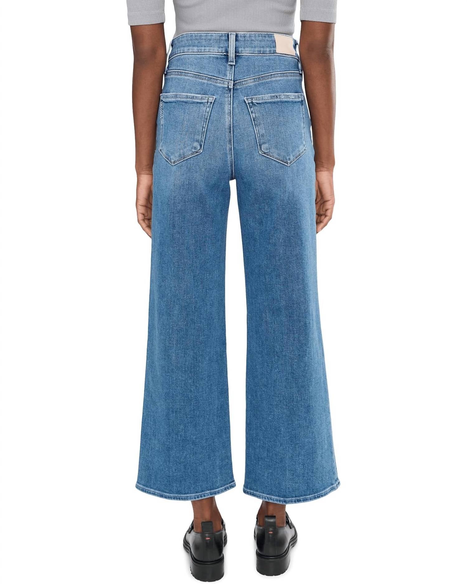 Paige - Women's Anessa Wide Leg Jean With 3/8" Hem