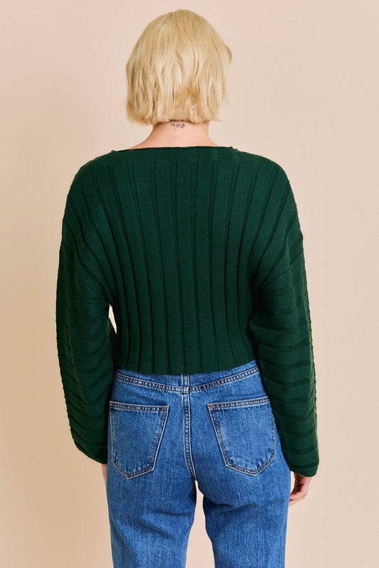 Le Lis - Pamela- Long Sleeve V-neck Sweater