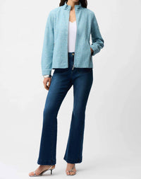 Joseph Ribkoff - Denim Jacket With Allover Sequins