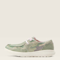 ARIAT Women's Hilo Shoe in fancy camo - women's flats - detail view