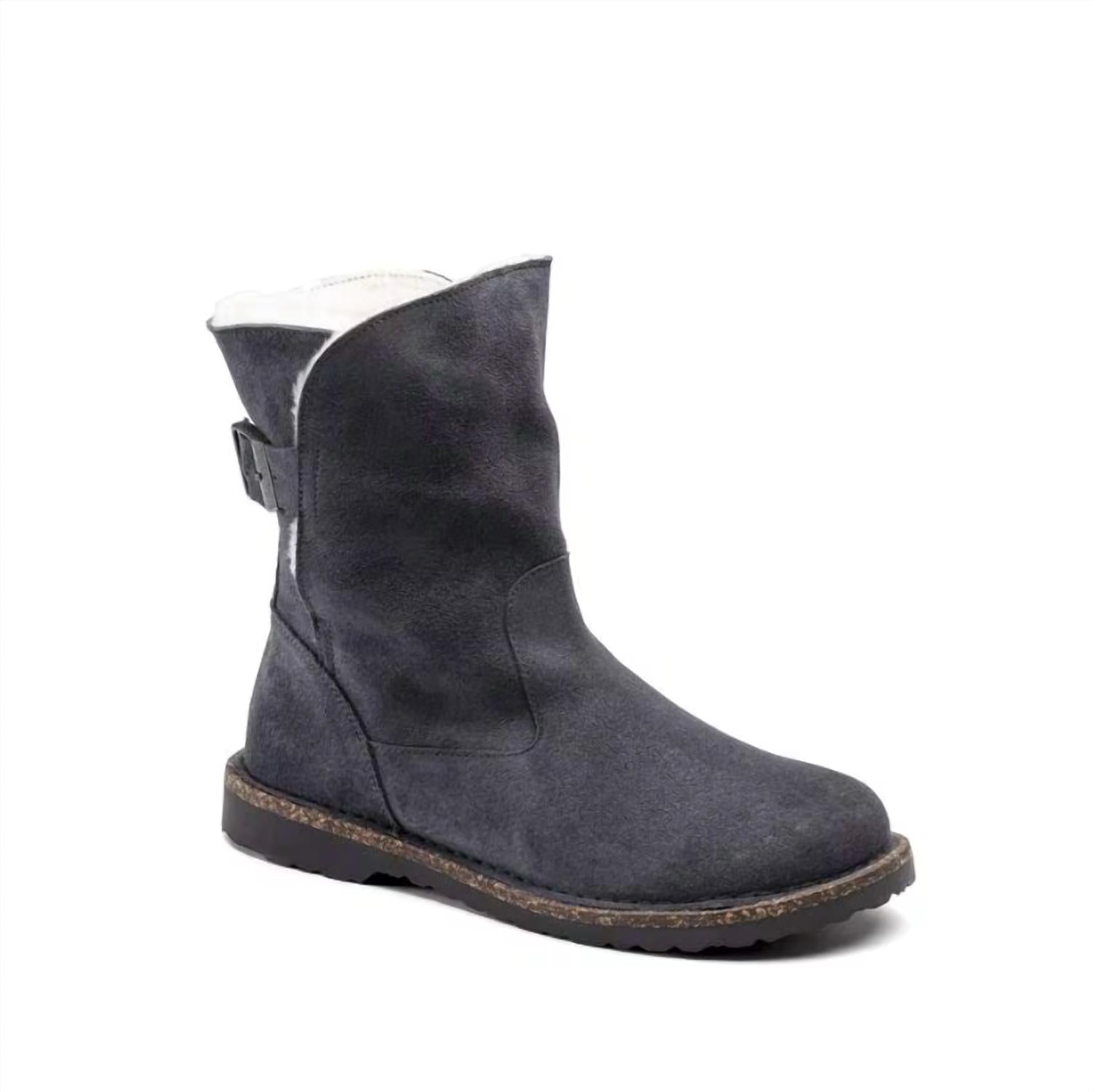 Birkenstock - Women's Uppsala Shearling Suede-leather Boot