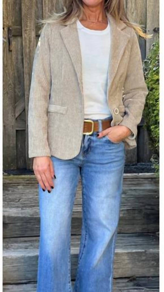 Femme Fatale - Venice Wide Cord Blazer