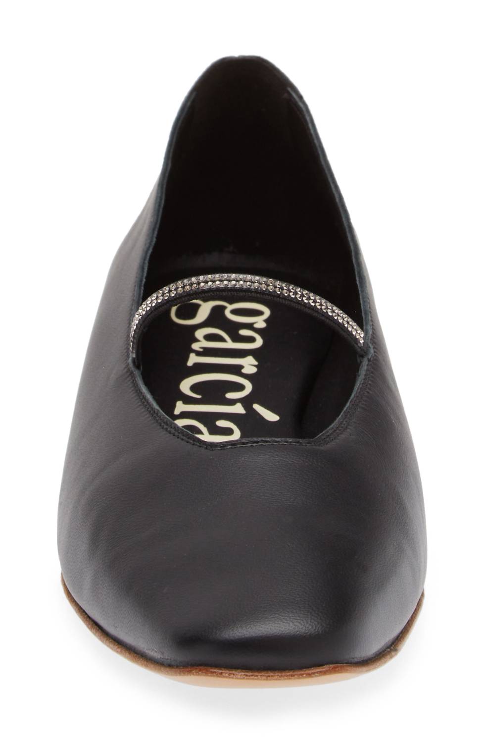 Pedro Garcia - Women's Tila Crystal Strap Leather Ballerina Flat