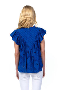 Mahila - Olene Ruffle Sleeve Top