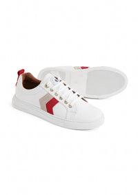 Fairfax & Favor Women's Alexandra Trainer Shoe in cherry stone - women's shoe - view 4