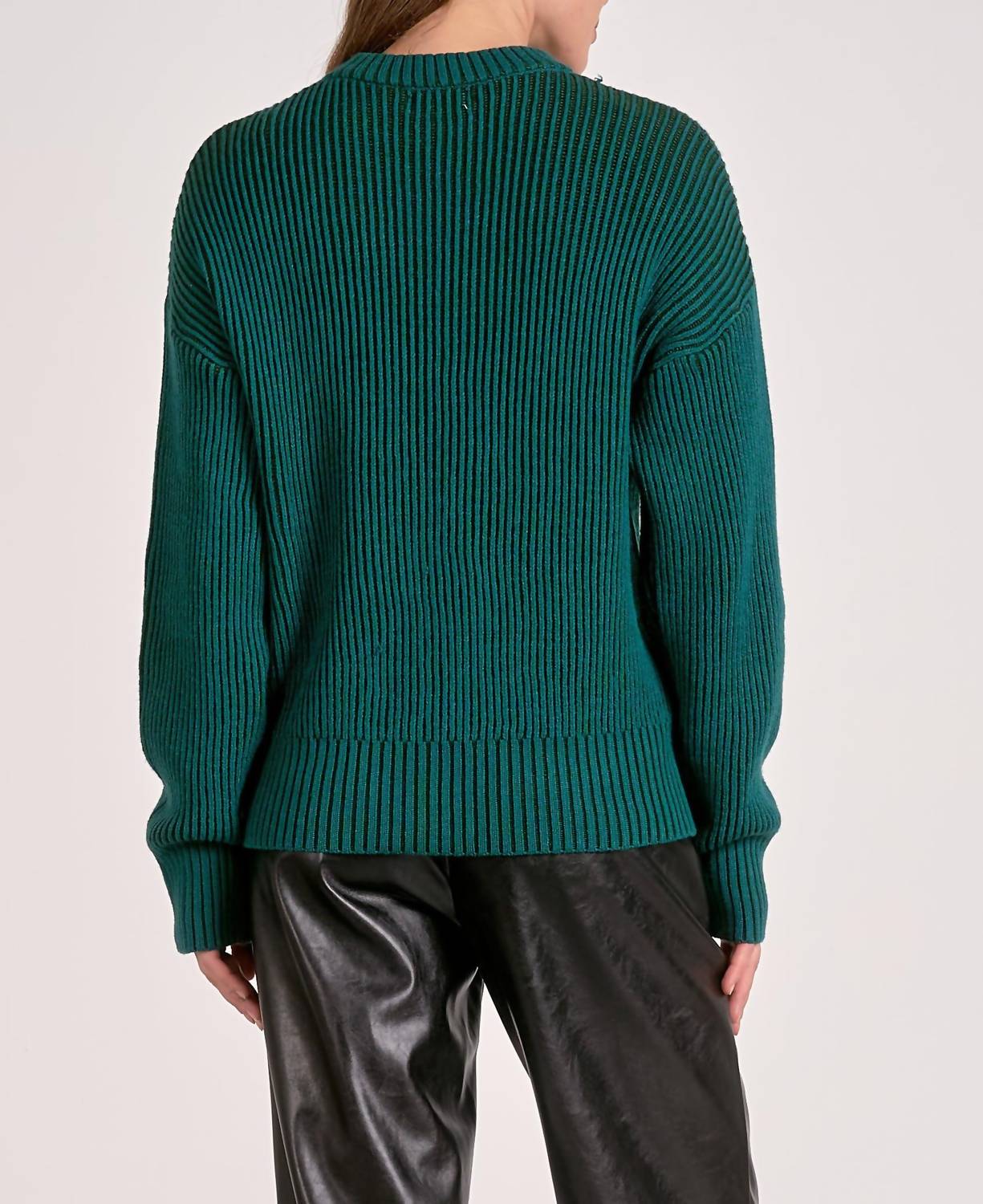 Elan - Ribbed Crewneck Sweater