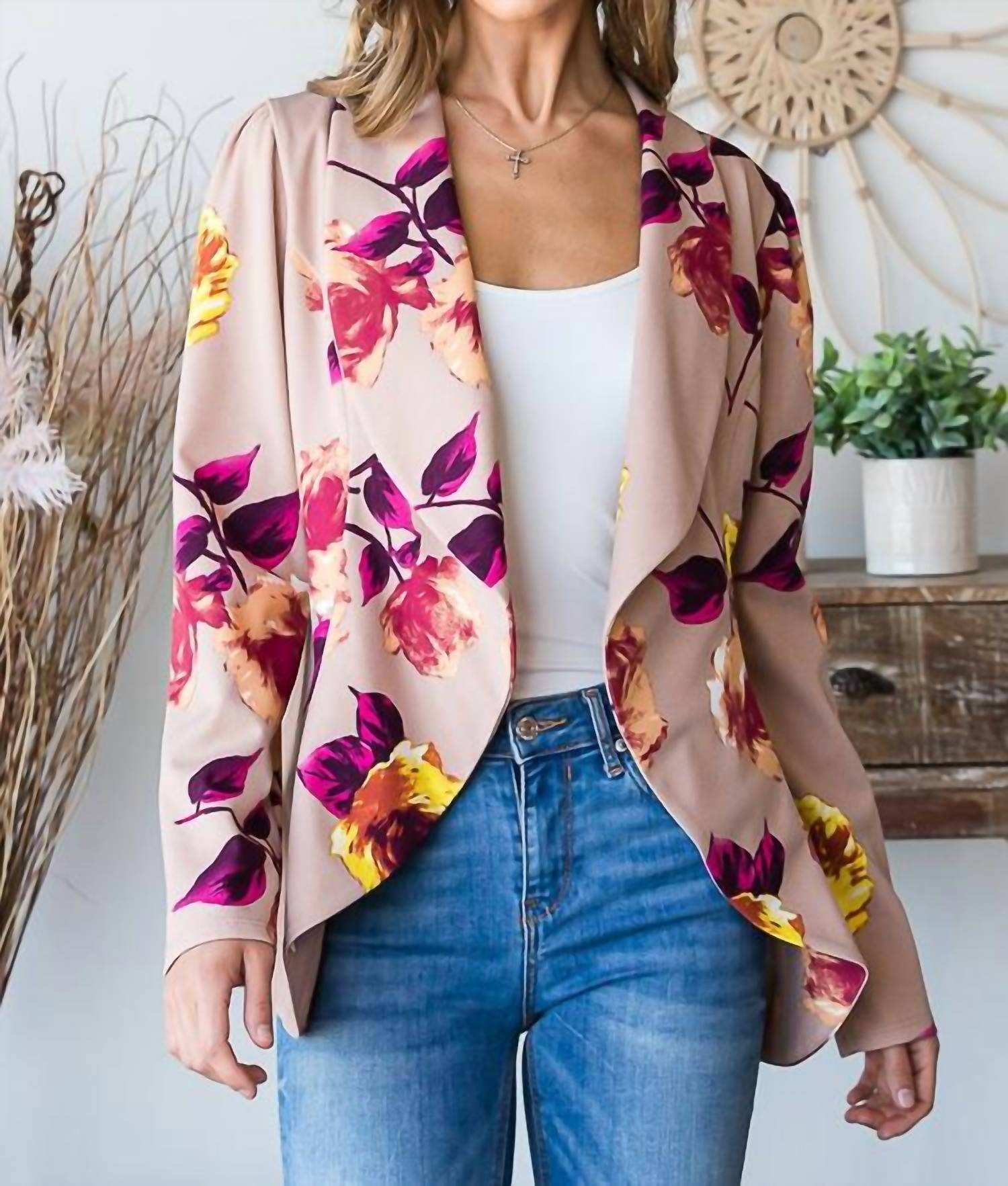 Heimish Usa - Stretchy Figure Flattering Blazer