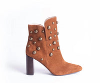 CECELIA NEW YORK Women's Brace Boots in cognac - women's shoe