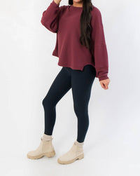 Tres Bien - Camden Ribbed Knit Mockneck Top