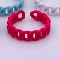 Aim Eternal - Women's Enamel Curb Chain Ring