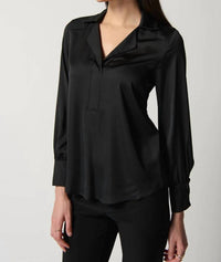 Joseph Ribkoff - Notched Collar Top