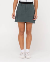 Rusty - Billie Low-Rise Ripstop Zip Off Skirt