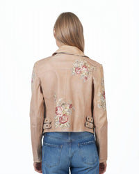 Harley Floral Leather Jacket