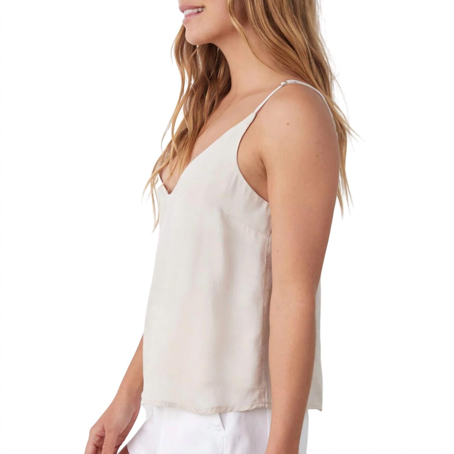 Bella Dahl - Women's V Neck Tencel Camisole