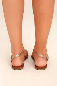 Mia - Women's Braid Thong Sandals