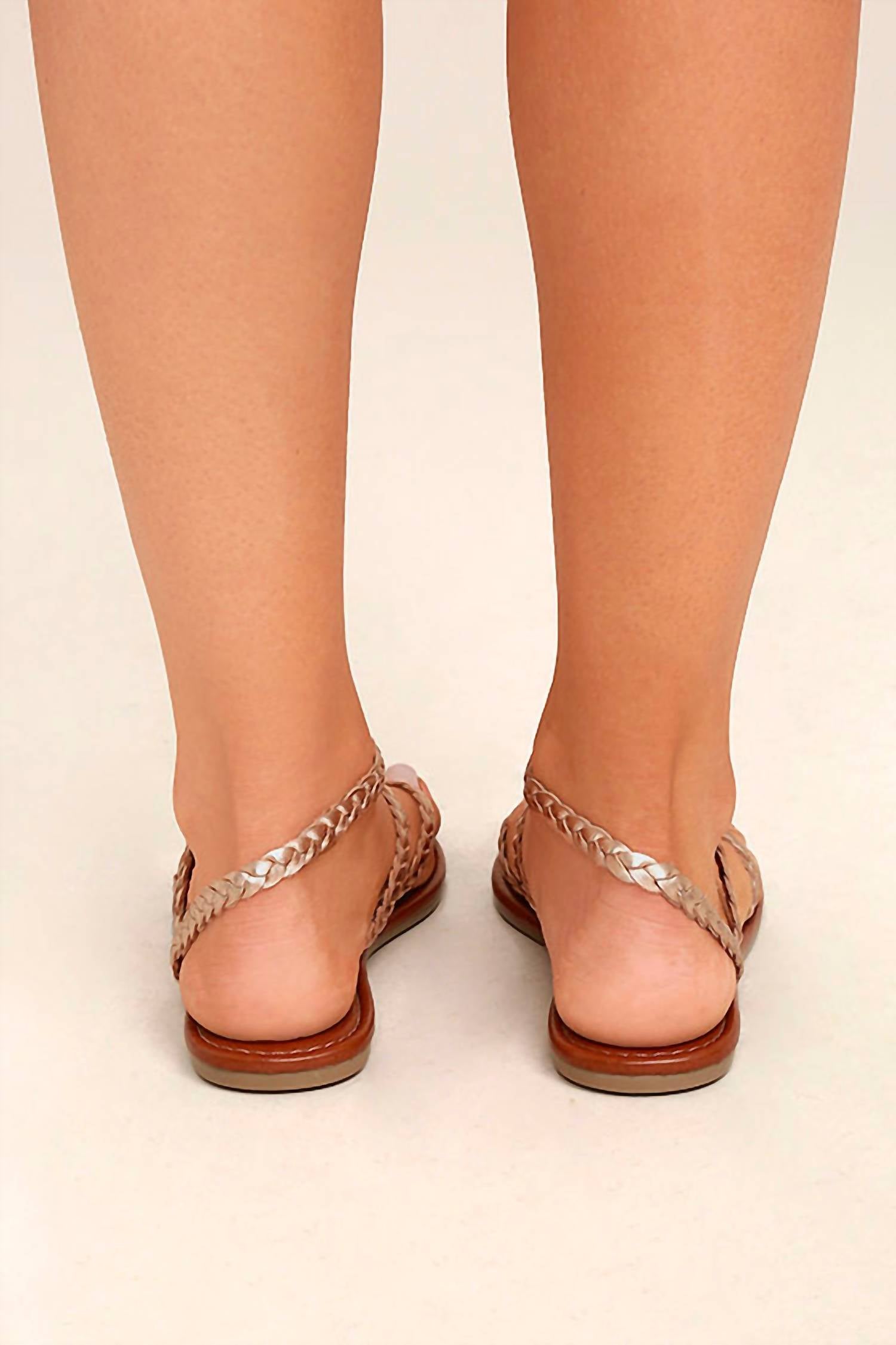 Mia - Women's Braid Thong Sandals