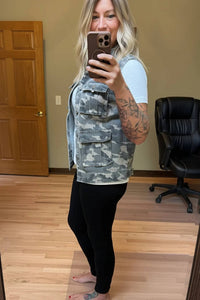 La Society - Las Cargo Denim Vest