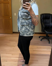 La Society - Las Cargo Denim Vest