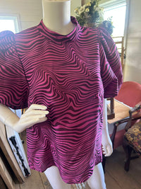 Thml - Women's Puff Sleeve Print Top