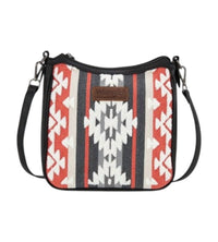 Wrangler - Women's Sherpa Aztec Canvas Crossbody Bag