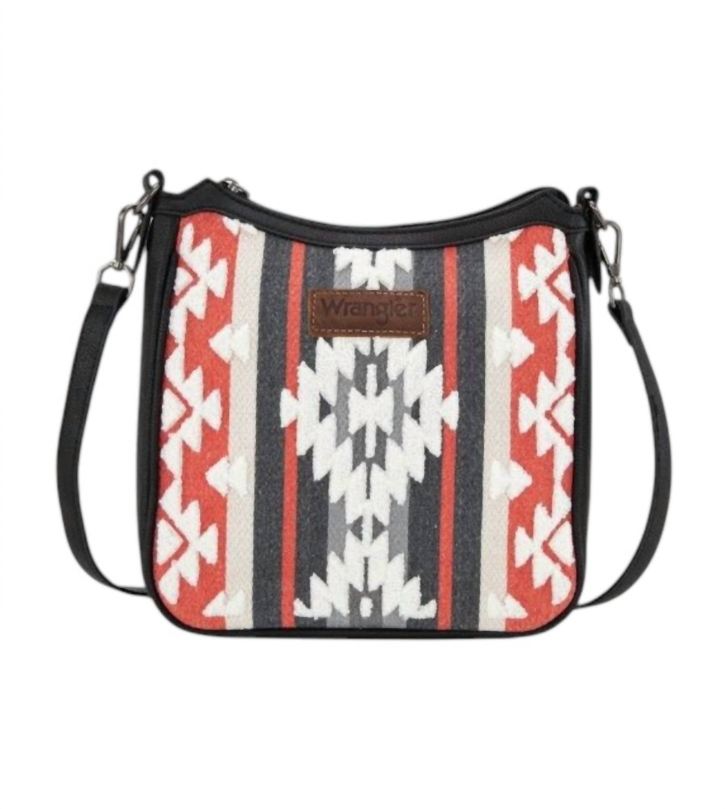 Wrangler - Women's Sherpa Aztec Canvas Crossbody Bag