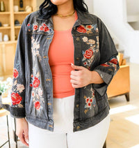 Andree By Unit - Lovely Visions Flower Embroidered Jacket