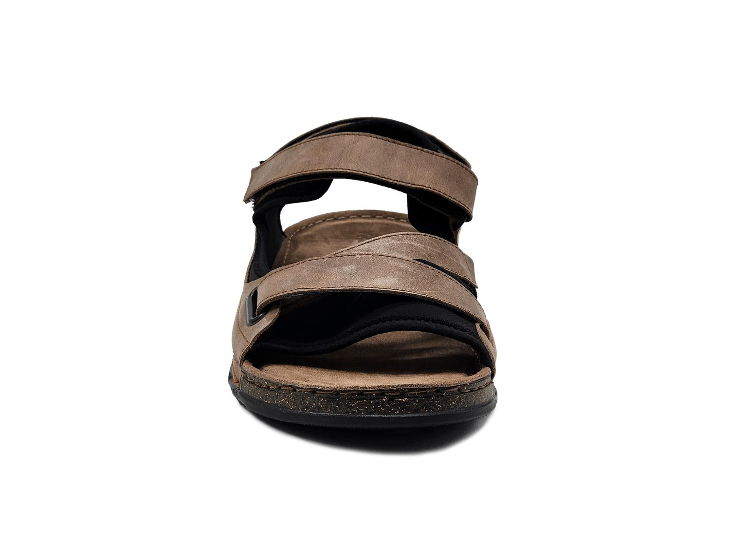 Wasak - Men's Heath Leather Velcro Sandals