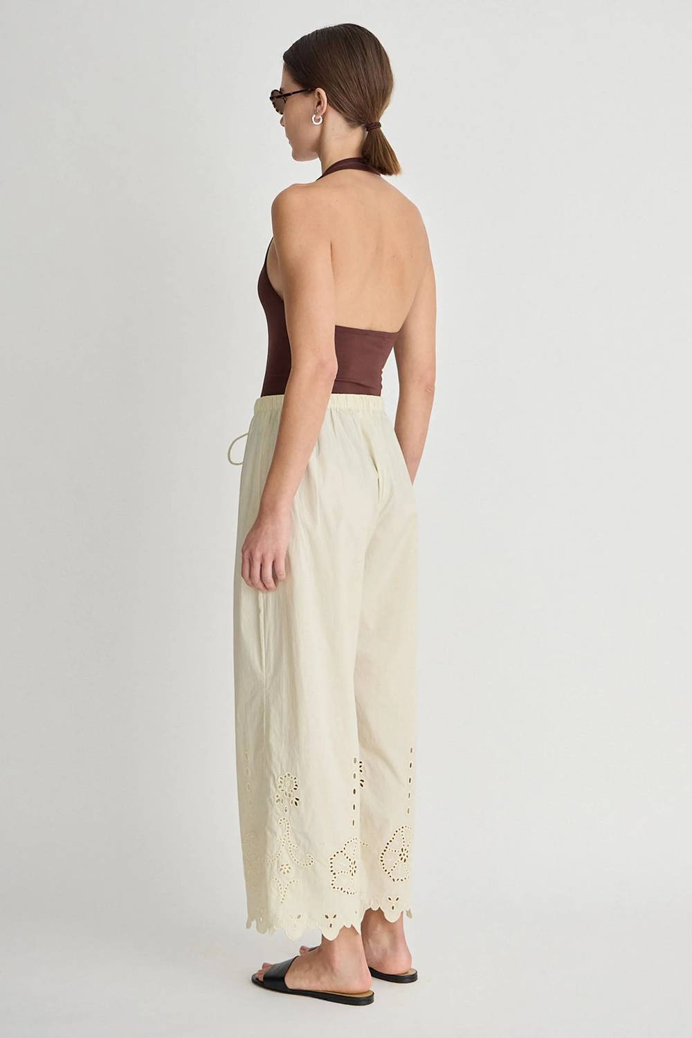 Apiece Apart - Embroidered Kari Pull on Pant