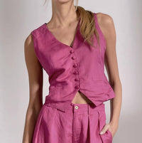 Elan - Button Up Vest