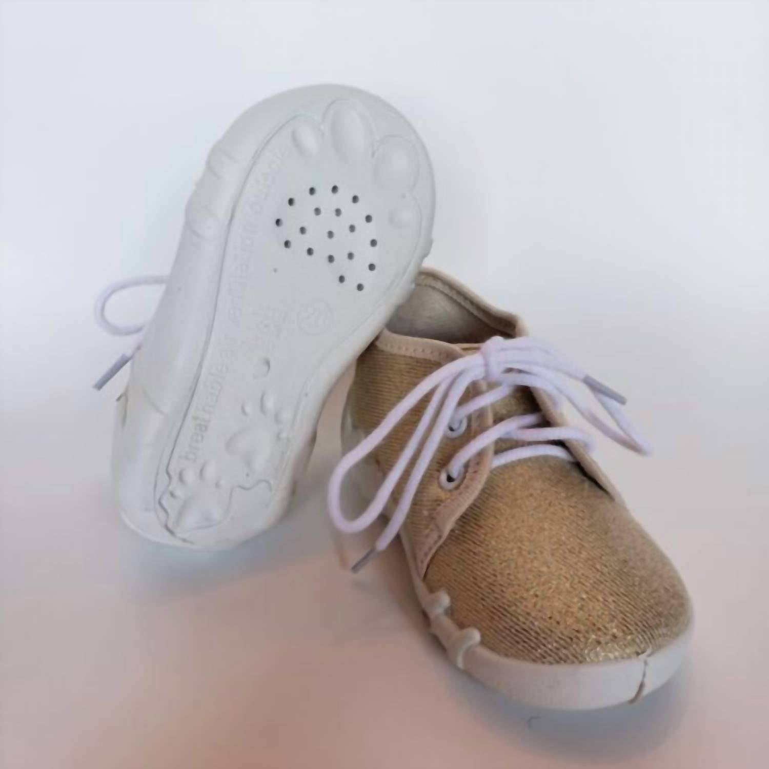 Renbut Shoes - Girl's 3-eyelet Lace-up Oxford Sneakers