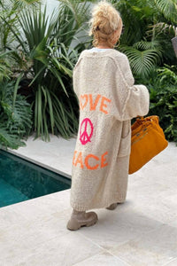 Love Salve - Chic Long Sleeve Cardigan